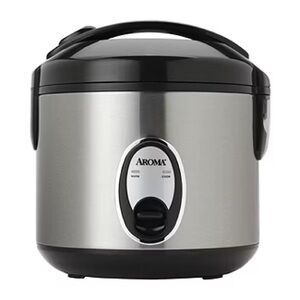 Aroma 4 Cup Rice Cooker, makes 8 cups cooked rice stainless steel Japanese brand